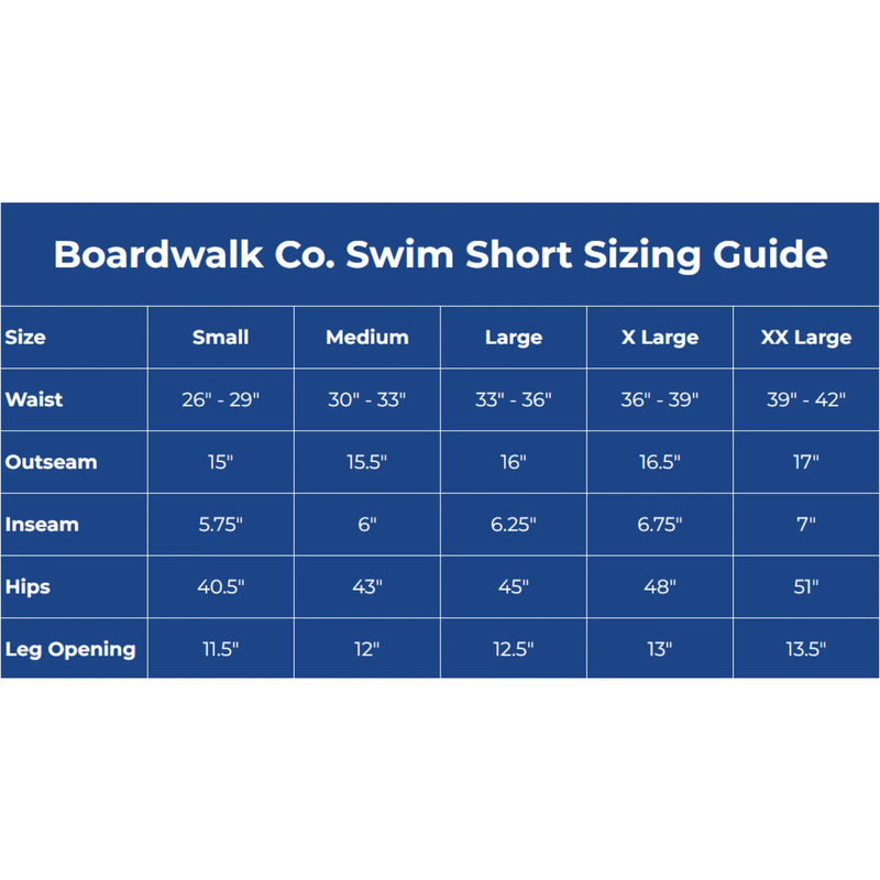 Boardwalk Co. Men's Swim Trunks | Desert Heat