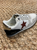 Vintage Havana Gold Tab Cheetah Running Shoe
