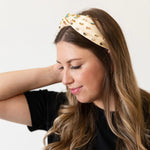 Headbands of Hope | Traditional Knot Headband Cream Gem