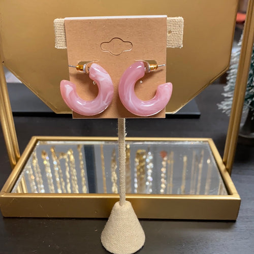 Jelly Hoop Earrings