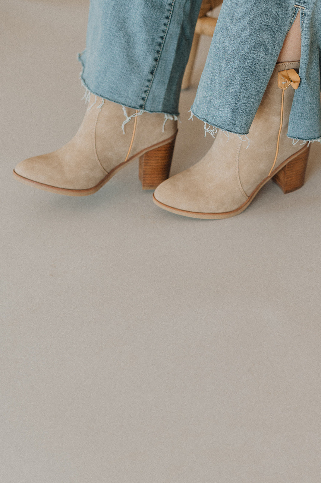 MIA | Tan Western Heeled Bootie-boots-MIA-Peachy Keen Boutique, Women's Fashion Boutique, Located in Cape Girardeau and Dexter, MO